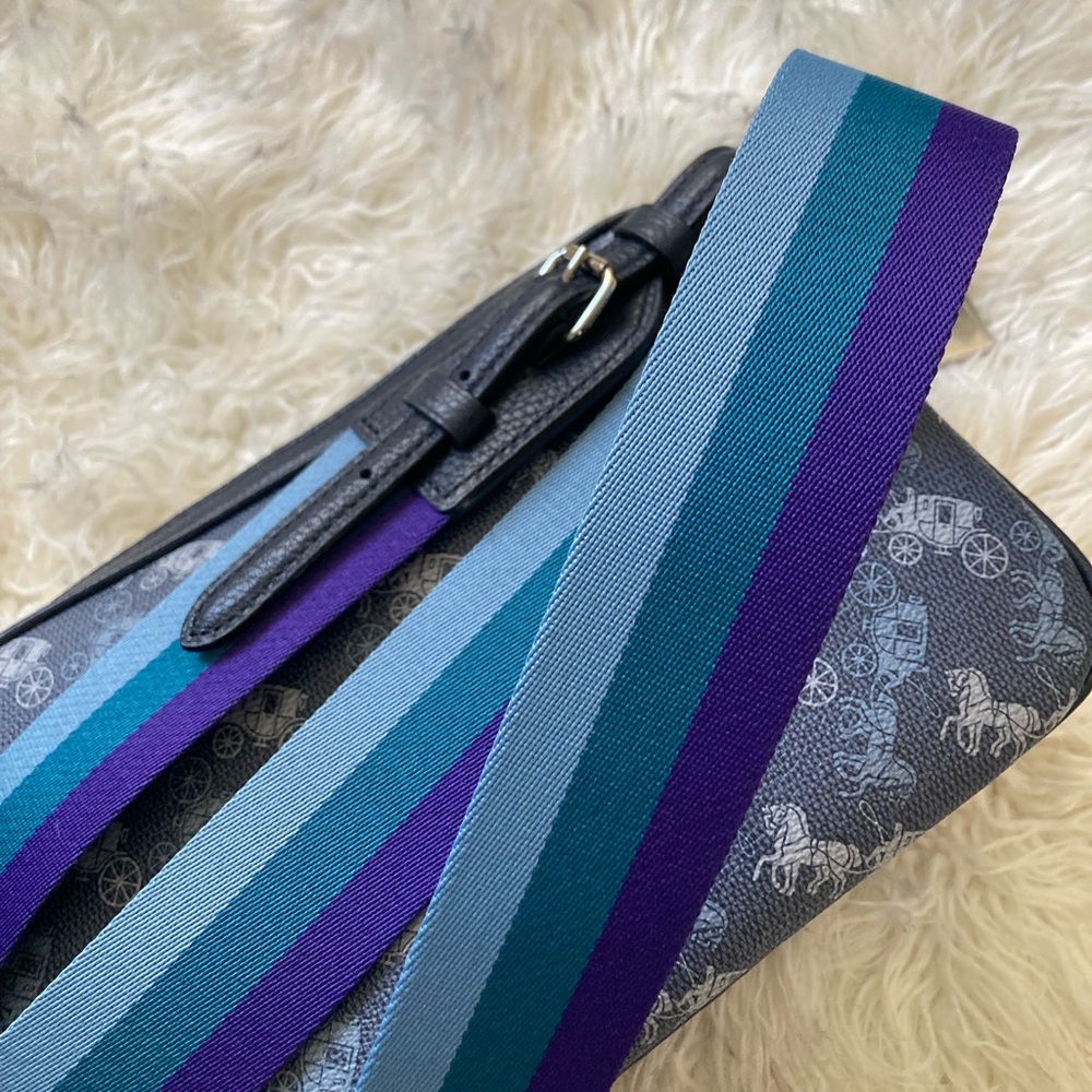 Coach Double Zip Camera Bag Crossbody | LIKE NEW - Picture 4 of 9